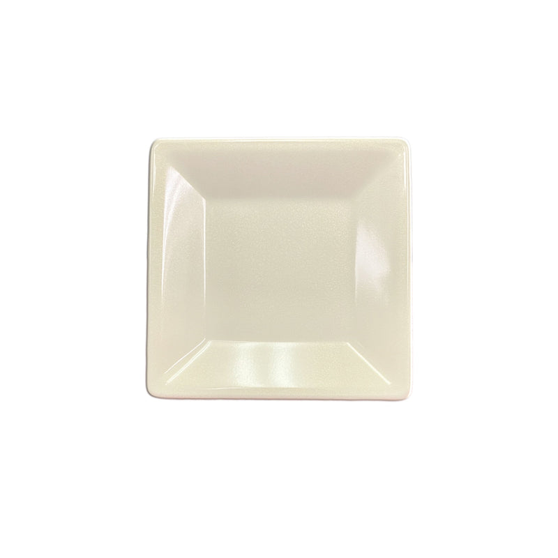 Thunder 4" x 4" Square Plate, Passion Pearl, Melamine, NSF, Each
