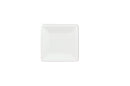 Thunder 4" x 4" Square Plate, Passion White Color, Melamine, NSF, Each