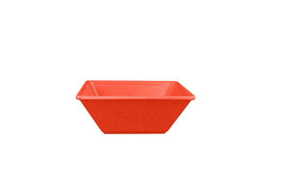 Thunder 23 oz, 6" x 6", 2-1/8" Deep, Square Bowl, Passion Red, Melamine, NSF, Each