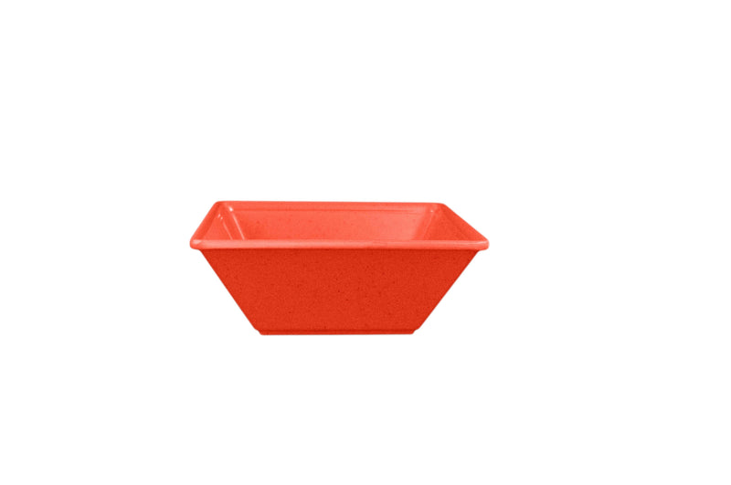 Thunder 23 oz, 6" x 6", 2-1/8" Deep, Square Bowl, Passion Red, Melamine, NSF, Each