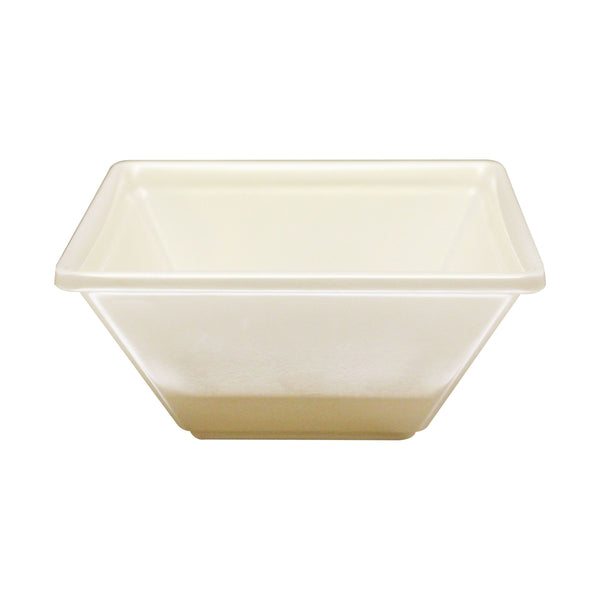 Thunder 52 oz 8" x 8", 2-1/2" Deep, Square Bowl, Passion Pearl, Melamine, NSF, Each