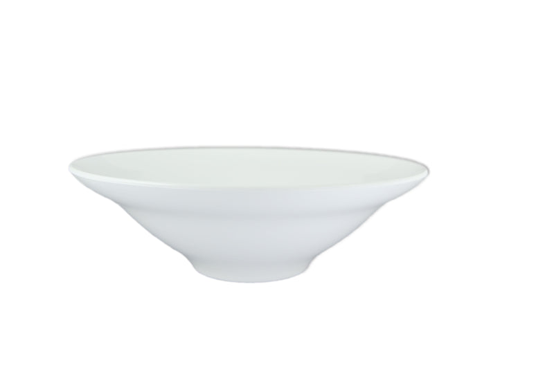 Thunder 70 oz, 13" Salad Bowl, 4 1/8" Deep, Passion White, Melamine, NSF, Each