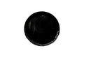 Thunder 16" Diameter, Round Plate, Black Color, Melamine, NSF, Each