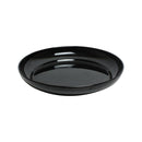 Thunder 73 oz, 12" Diameter x 2" Deep, Salad Platter, Black Pearl, Melamine, NSF, Each