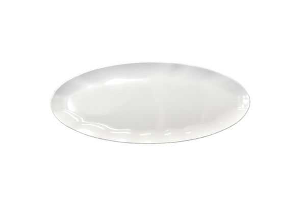 Thunder 30" x 12" Platter, White Color, Melamine, NSF, Each