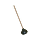 Thunder 5-5/8" x 21" Length, Plunger, Rubber with Wooden Handle, Each