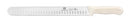 Thunder Slicer, 12" Blade, Hollow Ground, White Polypropylene Handles, German Steel, NSF, Each