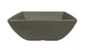 Thunder 22 Oz, 5-1/2" X 5-1/2", 2-1/4" Deep, Square Bowl, Classic Stone Grey, Melamine, Dozen