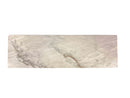 Thunder 20-3/4" x 6-1/4" x 3/8", Serving Board, Faux Marble, White Shadow, Melamine, Each