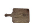 Thunder 8-7/8" x 7-1/2" x 1/2", Serving Board with 4-1/8" Handle Length, Faux Wood, Sequoia, Melamine, NSF, Each