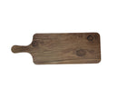 Thunder 12-7/8" x 5-7/8" x 1/2", Serving Board with 4-1/8" Handle Length, Faux Wood, Sequoia, Melamine, NSF, Each