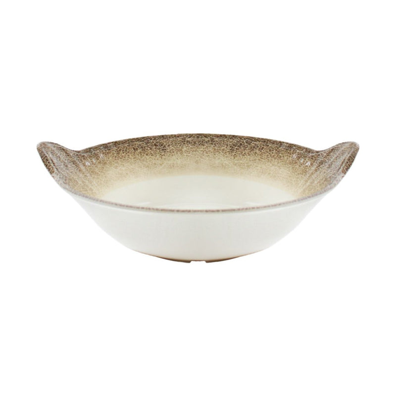 Thunder 3 qt/96 oz, 12-1/4" Diameter x 3-1/4" Deep, Bowl with 1-1/4" handles, Jazz Dinnerware, Melamine, NSF, Each