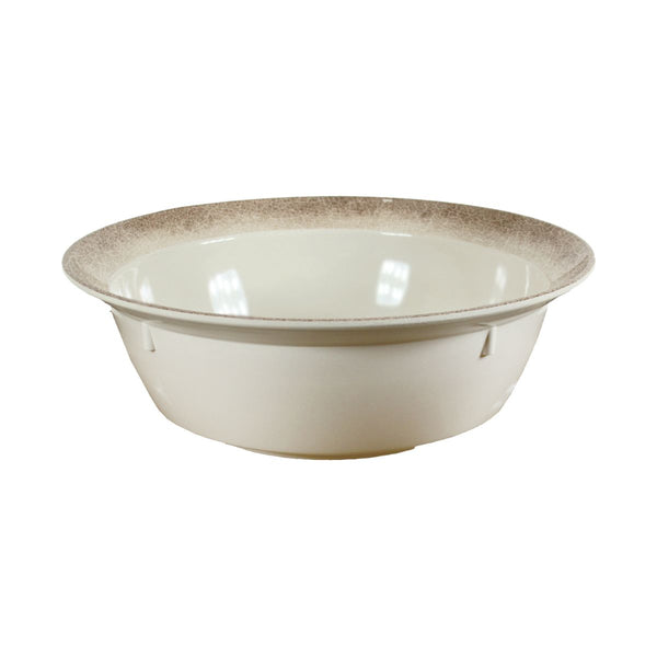 Thunder 10 qt/320 oz, 14-3/4" Diameter x 4-3/4" Deep, Bowl with 1-5/8" handles, Jazz Dinnerware, Melamine, Each