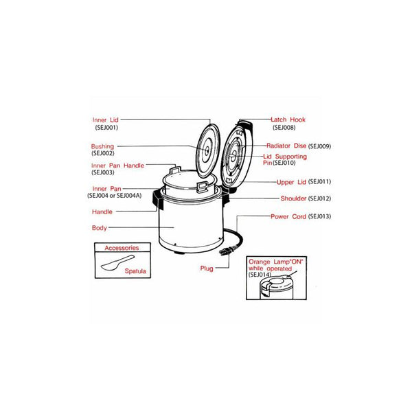 Thunder Upper Lid, Stainless Steel Outer Lid With Plastic Frame & Aluminum Inner Lid, Each