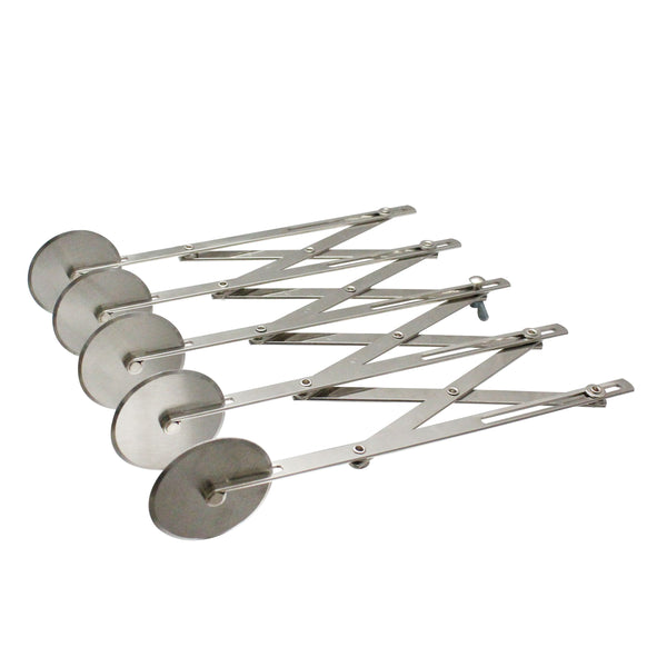 Thunder 5-Wheel Adjustable Dough Divider, Stainless Steel, Each