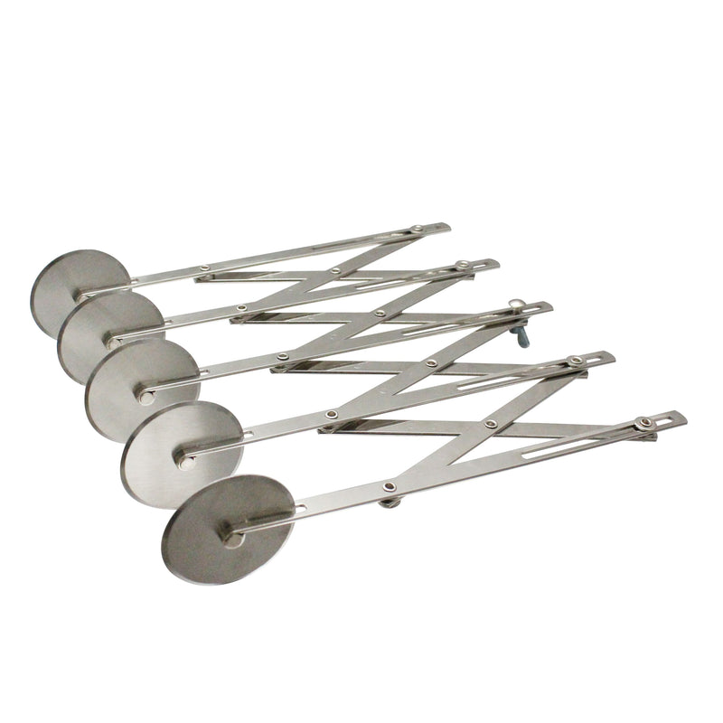 Thunder 5-Wheel Adjustable Dough Divider, Stainless Steel, Each
