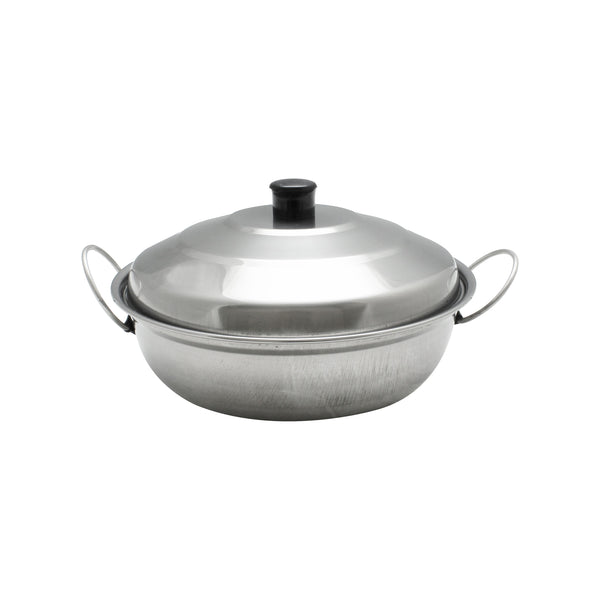 Thunder 10" Alcohol Wok Body, Stainless Steel 18/0, Each
