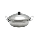 Thunder 11" Alcohol Wok Body, Stainless Steel 18/0, Each