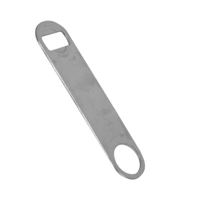 Thunder 7" x 2", Flat Bottle Opener, Stainless Steel, Heavy-Duty, Convenient Compact Size, Each