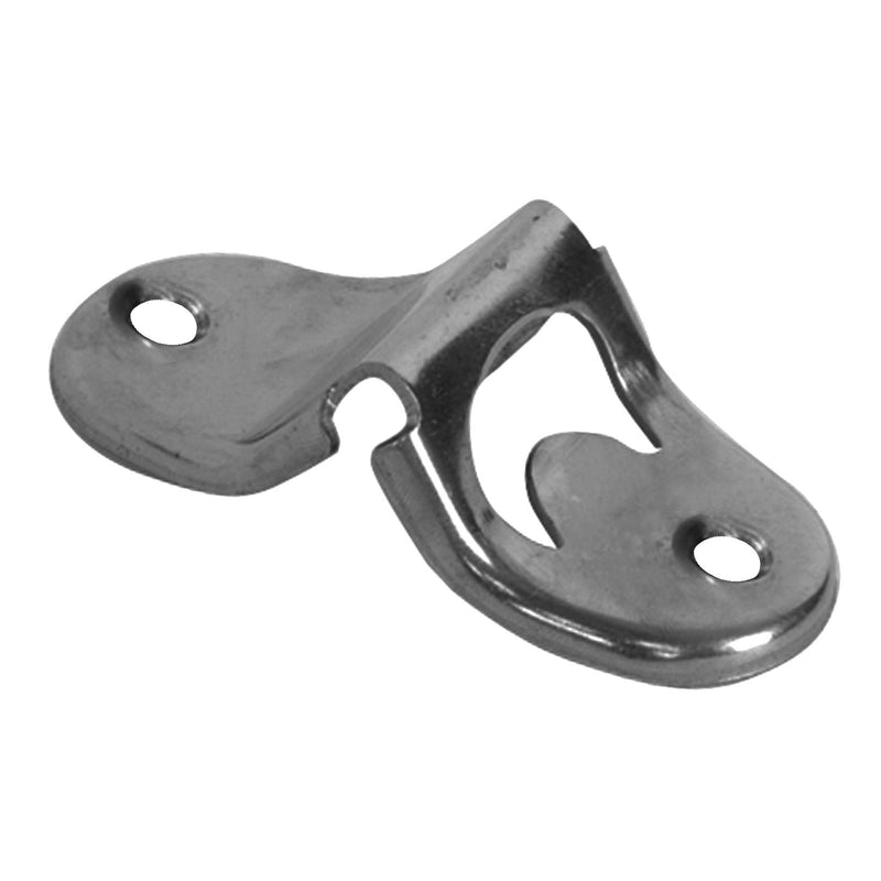 Thunder 4-1/8" x 2-1/8" x 1" Wall Mount Bottle Opener, Stainless Steel, Heavy-Duty, Convenient Compact Size, Each