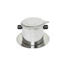Thunder 3-3/4" Diameter x 2-4/9" Height, Coffee Dripper Set (Filter, Inner & Lid), Stainless Steel, Each