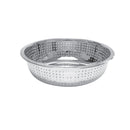 Thunder 13" Diameter x 3-7/8" Height, Colander, Stainless Steel, Hole Size: 4.5mm, Each