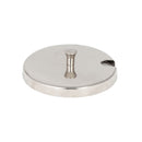 Thunder 3-3/8" Diameter x 3/4" Height, Condiment Jar Cover fits SLCJ007, Stainless Steel, Each