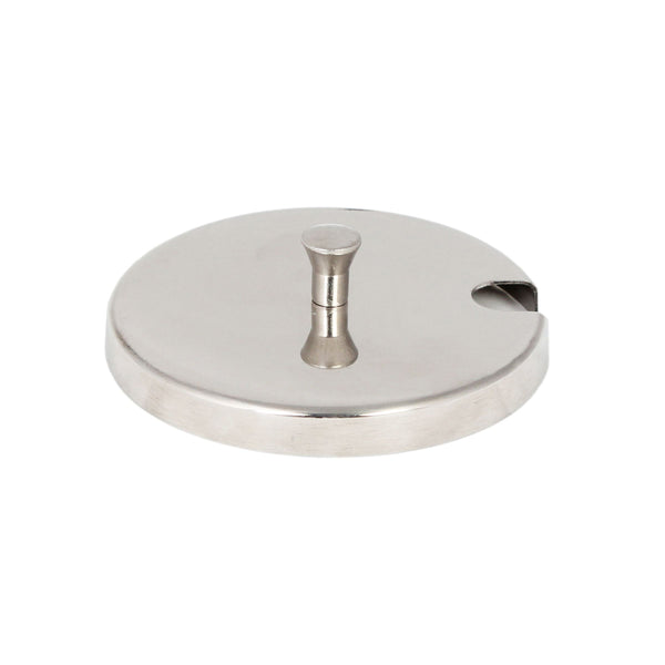 Thunder 3-3/8" Diameter x 3/4" Height, Condiment Jar Cover fits SLCJ007, Stainless Steel, Each