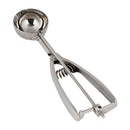 Thunder 1-3/4 oz, No. 24, 8-3/4" x 2-3/8 x 1-1/4", Bowl Diameter 2", Ambidextrous Scoop, Stainless Steel 18/8, 304 Material, Twin Grip Handle, Each