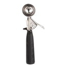 Thunder 1 oz, No. 30, 8-1/2" x 3" x 1-5/8", Disher, Black Color, Stainless Steel 18/8, 304 Material with Polypyrene Triangle Handle, NSF, Each