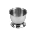 Thunder 2" Diameter x 1-1/2" Height, Egg Cup, Footed, Stainless Steel, 2.5mm Thickness, Each