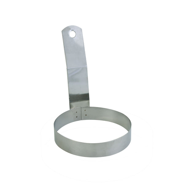 Thunder 4" Diameter x 5-1/8" Height, Round Egg Ring, Stainless Steel, Each