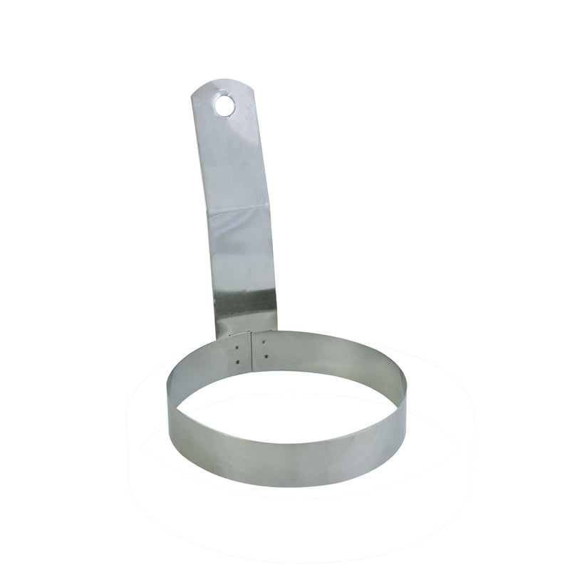 Thunder 4" Diameter x 5-1/8" Height, Round Egg Ring, Stainless Steel, Each
