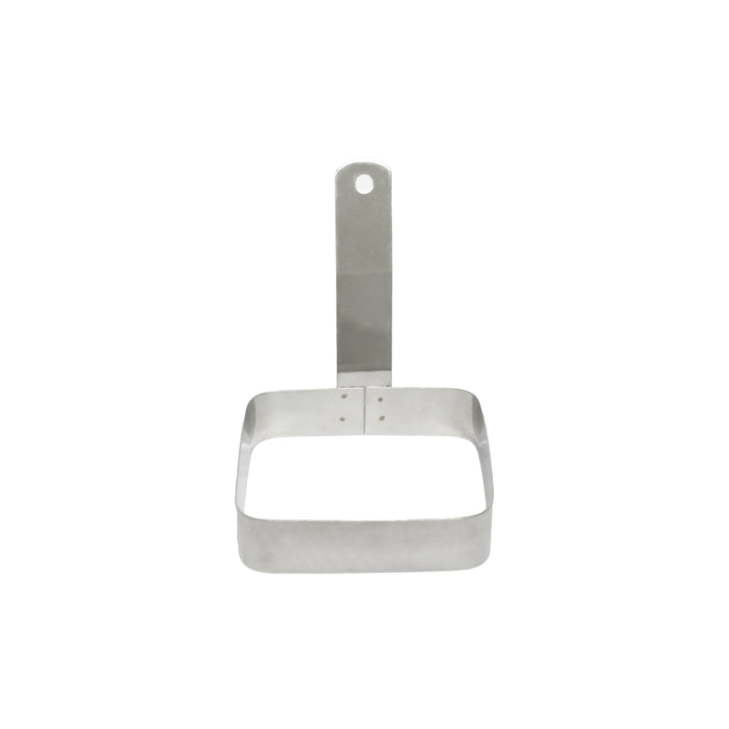 Thunder 4" x 4" x 5", Square Egg Ring, Stainless Steel, Each