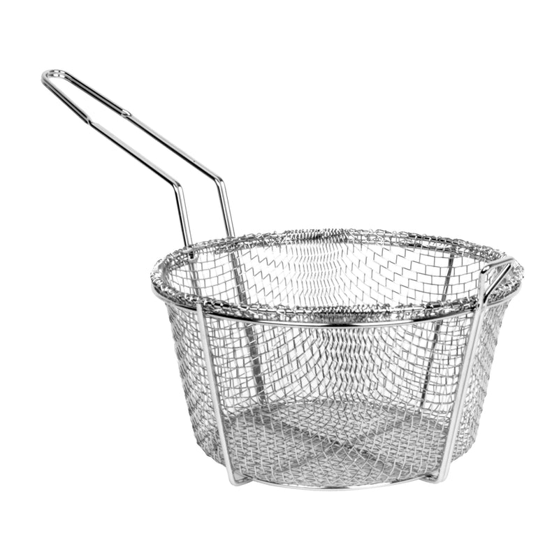 Thunder 11-1/2" Diameter x 5-3/8" Height, Round Fry Basket fits ALSF003, Nickel Plated, Each