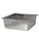 Thunder 8-1/2" x 8-1/2" x 3", Square Floor Drain Strainer, Stainless Steel 18-8, 304 Material, 0.8 mm Thickness, Each