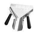Thunder 9" x 9" x 2-3/8", French Fry Bagger, Stainless Steel 18/8, 304 Material with Removable Bakelite Dural Handles, Each