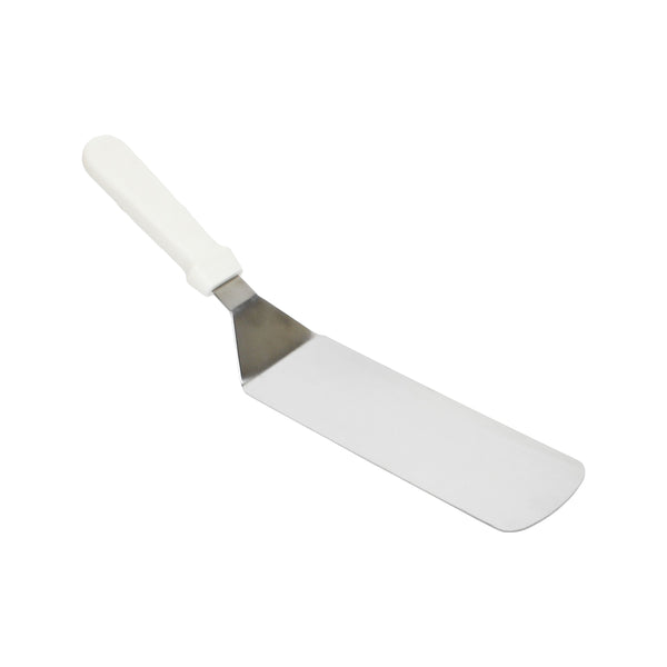 Thunder 8-1/2" x 3" x 15", Flexible Solid Turner, Stainless Steel with Plastic Handle, Each