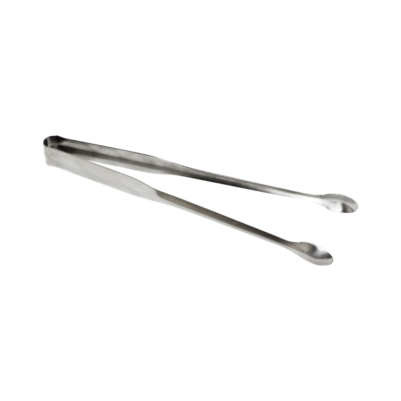 Thunder 9-7/8" x 2-5/8" x 7/8" Bean Tong, Stainless Steel, Each