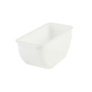 Thunder 5-3/4" x 3" x 3", 1 Pint, Condiment Replacement Insert, Polypropylene, Each