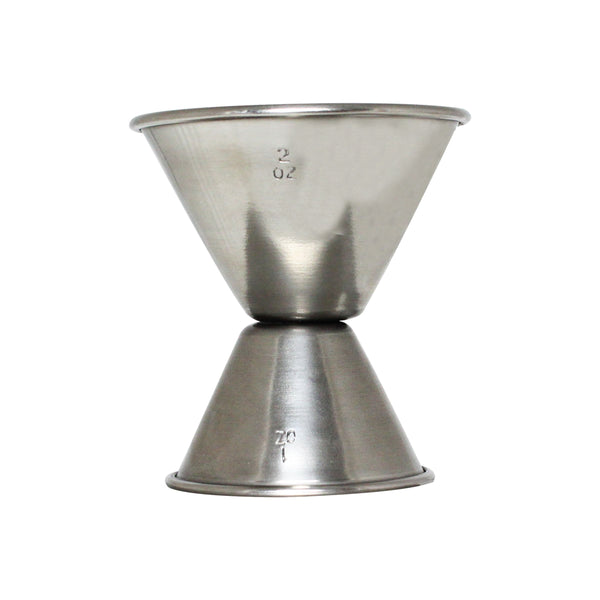 Thunder 1 & 2 oz Dual ends Jigger, Stainless Steel, Each
