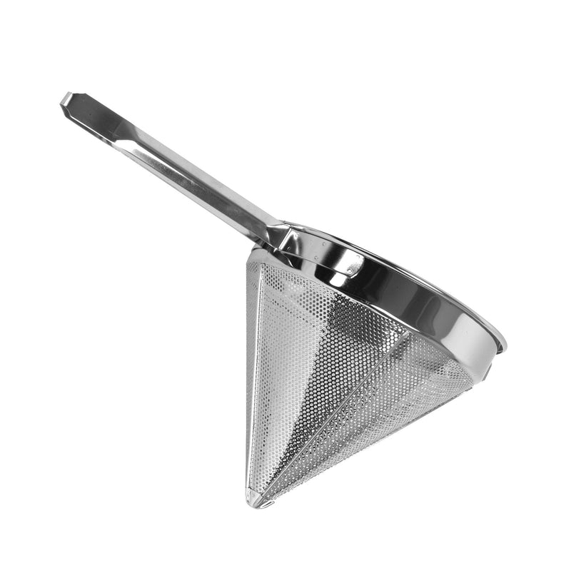 Thunder 2 qt, 8" Diameter x 18-1/8" Length, Coarse Mesh China Cap, Stainless Steel 18/8, 304 Material, Each