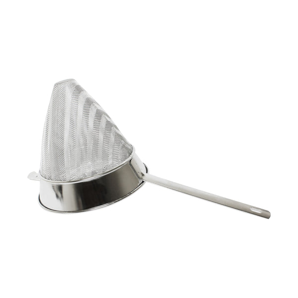 Thunder 1-1/2 qt, 8" Diameter x 18" Length, Fine Mesh Bouillon Strainer, Stainless Steel 18/8, 304 Material, Each