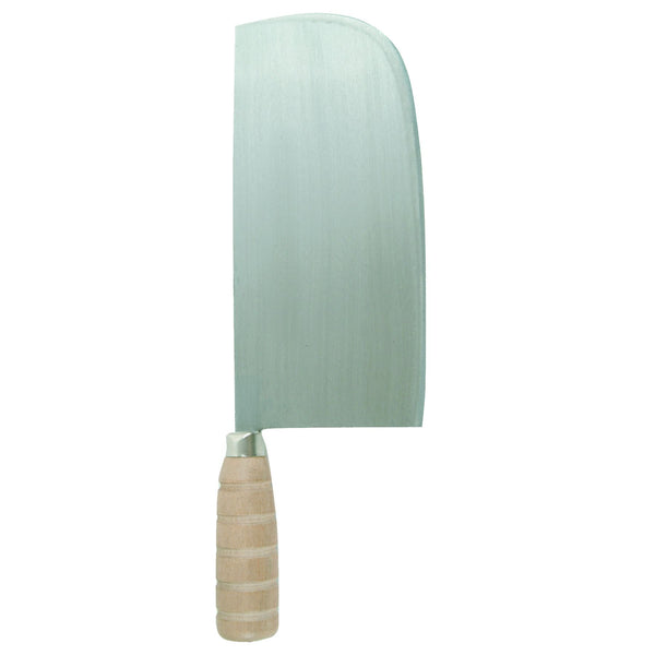 Thunder 9" x 4-1/2 Blade Size Round Head Wan Woo Knife, Cast Iron, Each
