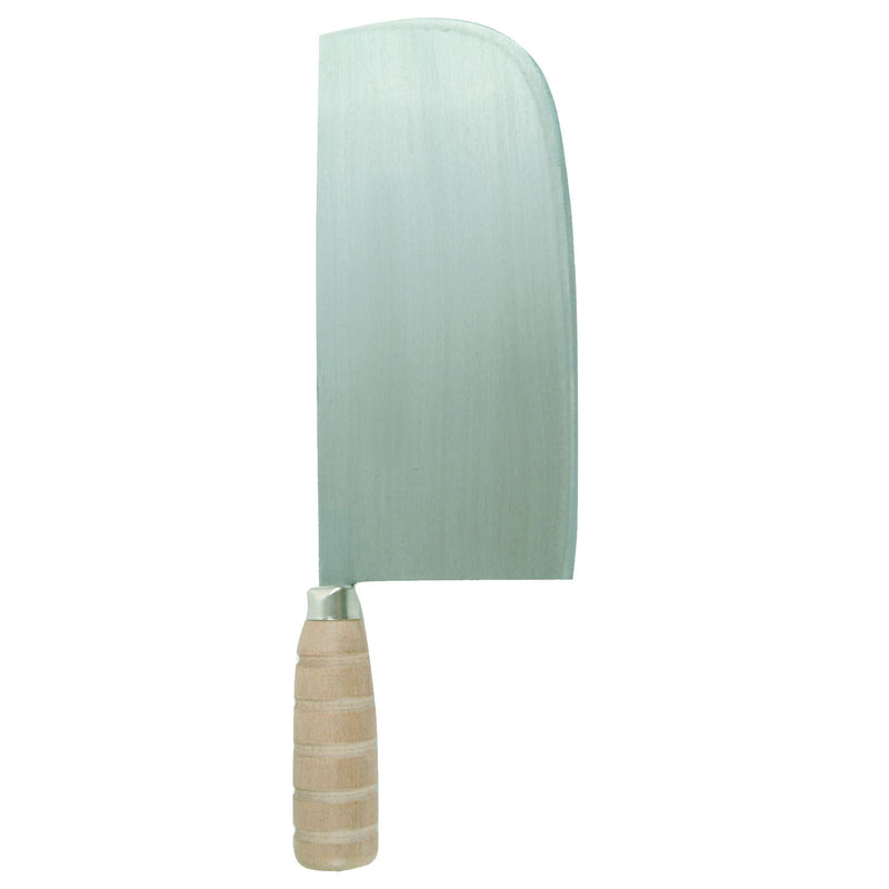 Thunder 9" x 4-1/2 Blade Size Round Head Wan Woo Knife, Cast Iron, Each