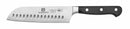 Thunder Santoku Knife, 7" Blade, Hollow Ground, Forged German Steel, NSF, Each