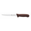 Thunder Boning Knife, 6" Blade, Narrow, Brown Polypropylene Handles, German Steel, NSF, Each