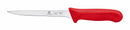 Thunder Boning Knife, 6" Blade, Narrow, Red Polypropylene Handles, German Steel, NSF, Each