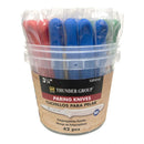 Thunder Paring Knife, 3-1/4" Blade, Assorted Color handle, NSF, Pack of 42