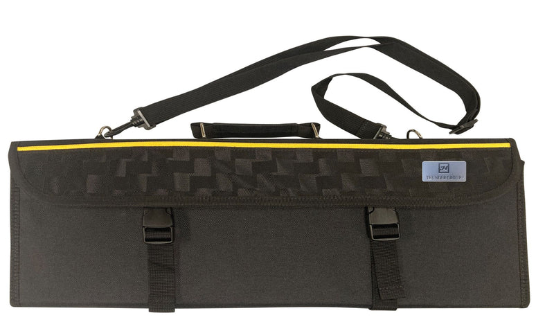 Thunder Knife Kit (Carrying Bag, 3.25" Paring Knife, 5.5" Utility Knife, 10" Hollow Ground Chef's Knife, Boning Knife, 12" Wavy Edge Slicer, 9.5" Offset Bread Knife, 12" Sharpening Steel), 7 Piece Set